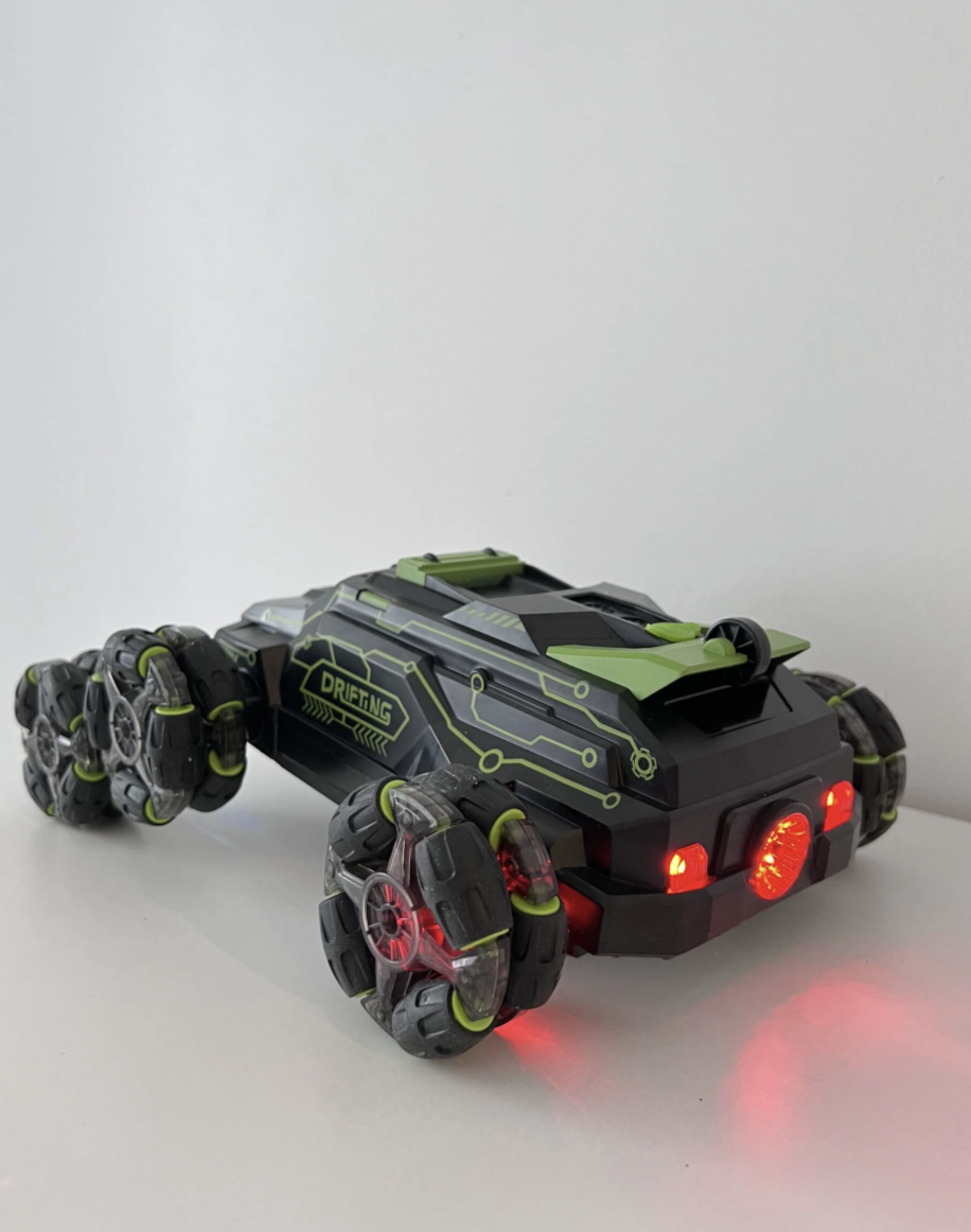 Машинка вездеход Stunt Car JC03 с парой/музыкой и Led подсветкой Черно-зеленый (36244680)