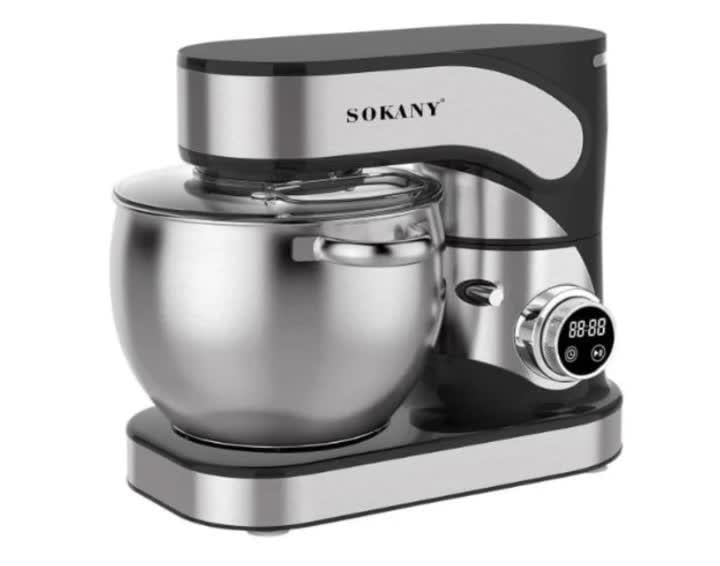 Міксер-тістоміс планетарний Sokany 9,5л 1800 Вт (SK-05011/12) Міксер-тістоміс планетарний Sokany 9,5л 1800 Вт (SK-05011/12)