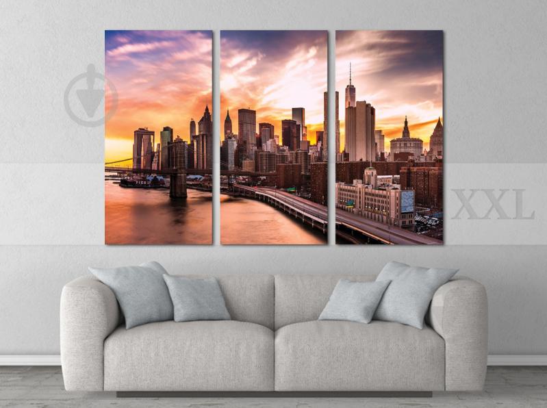 Модульна картина Poster-land Місто Захід Art-171_XXL