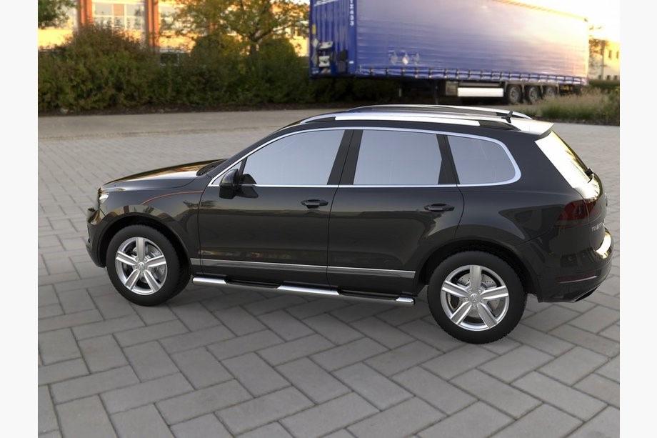 Боковые трубы CAN для Volkswagen Touareg 2010-2018 гг. нержавеющая сталь Хром