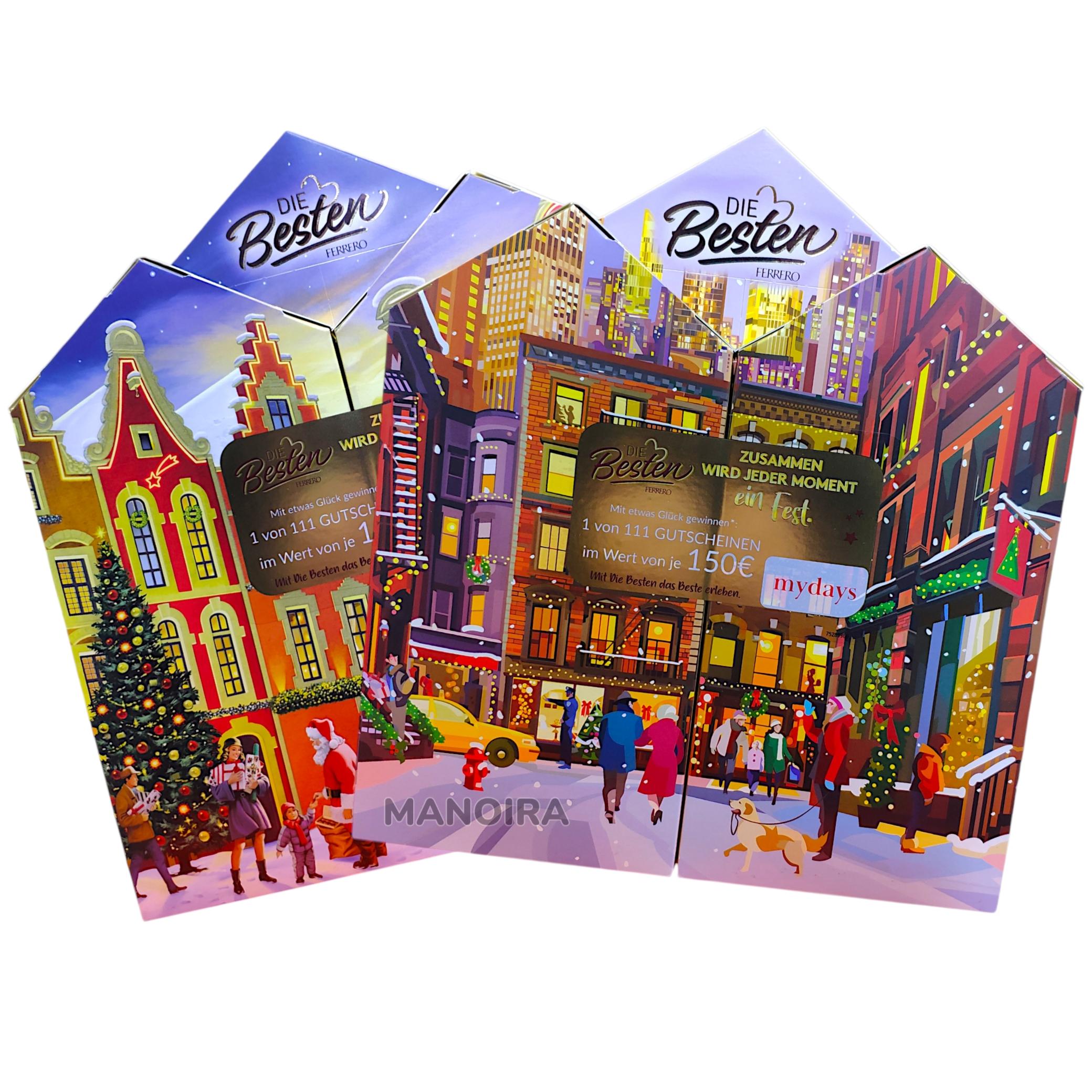 Адвент календар Ferrero Prestige Calendrier з цукерками 250 г (01331) - фото 4 Адвент календар Ferrero Prestige Calendrier з цукерками 250 г (01331) - фото 4