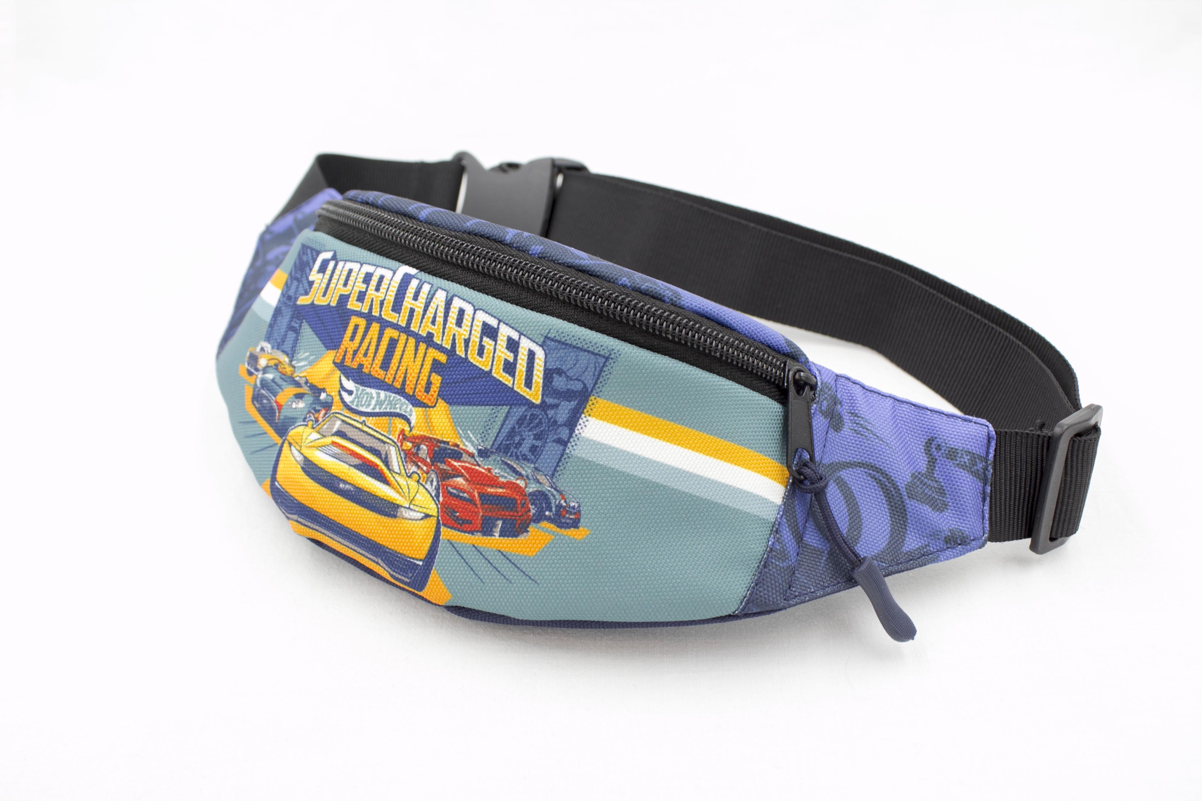 Сумка бананка для хлопчика з регулюючим ремінцем 4-8 років Хот Вілс Блакитний (Д-021) - фото 1 Сумка бананка для хлопчика з регулюючим ремінцем 4-8 років Хот Вілс Блакитний (Д-021) - фото 1