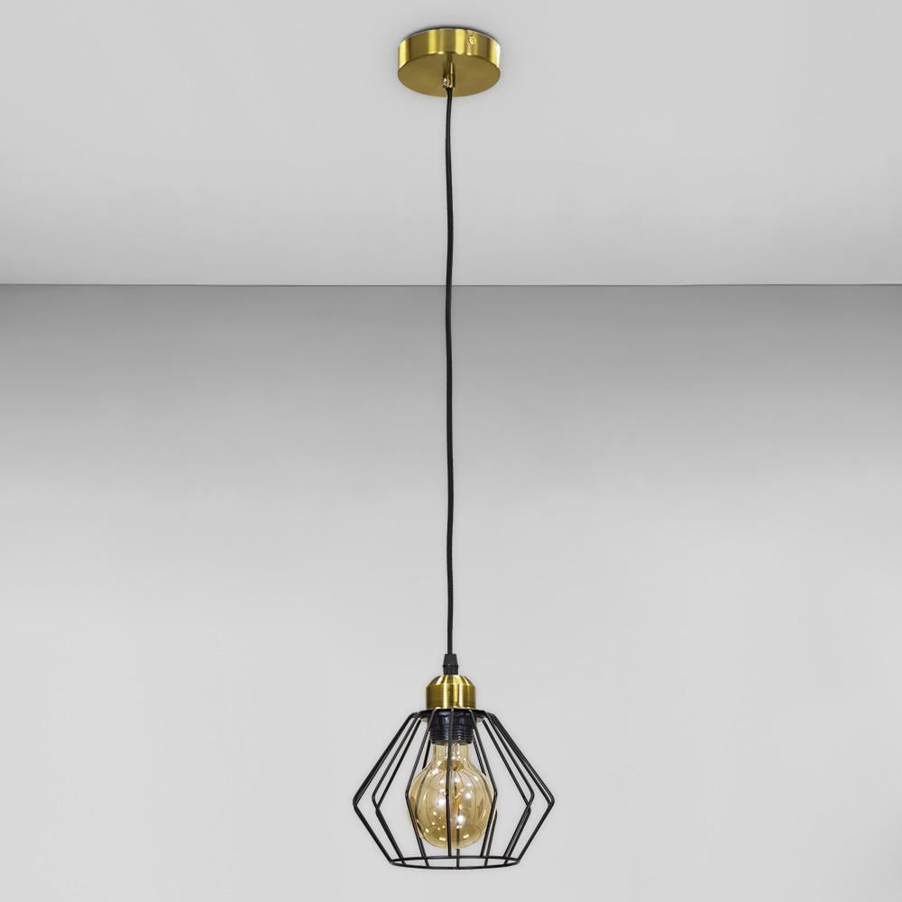 Люстра подвесная Light House LS-17196F-1 BRZ/BK Бронзовый с черным