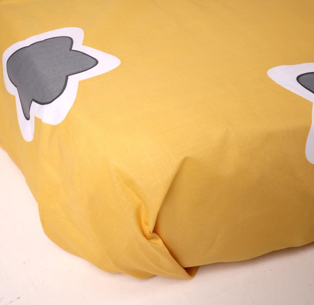 Простынь на резинке Sponge Bob бязь 90х190х25 см (44882156) Простынь на резинке Sponge Bob бязь 90х190х25 см (44882156)