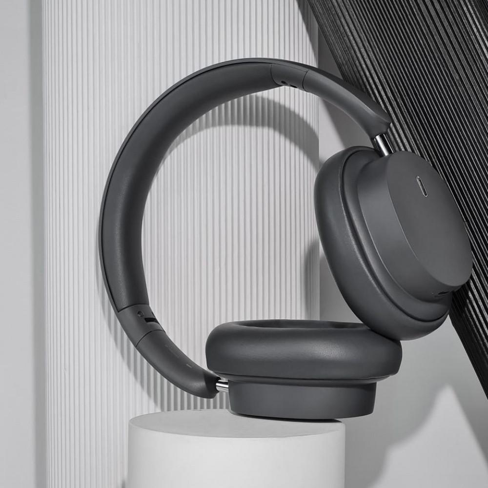 Навушники бездротові накладні Baseus Bowie D05 Bluetooth з комбінованим підключенням Gray (2212140961) - фото 7 Навушники бездротові накладні Baseus Bowie D05 Bluetooth з комбінованим підключенням Gray (2212140961) - фото 7