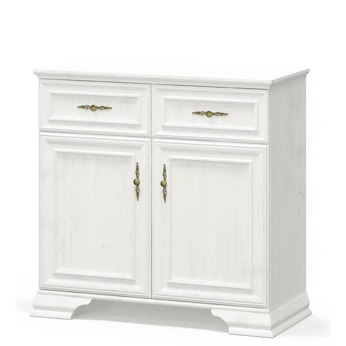 Комод Мебель Сервис Ирис 2Д2Ш с ящиками и полками 93х89 см Андерсон пайн (komod_2D2Sh_Iris_MS)