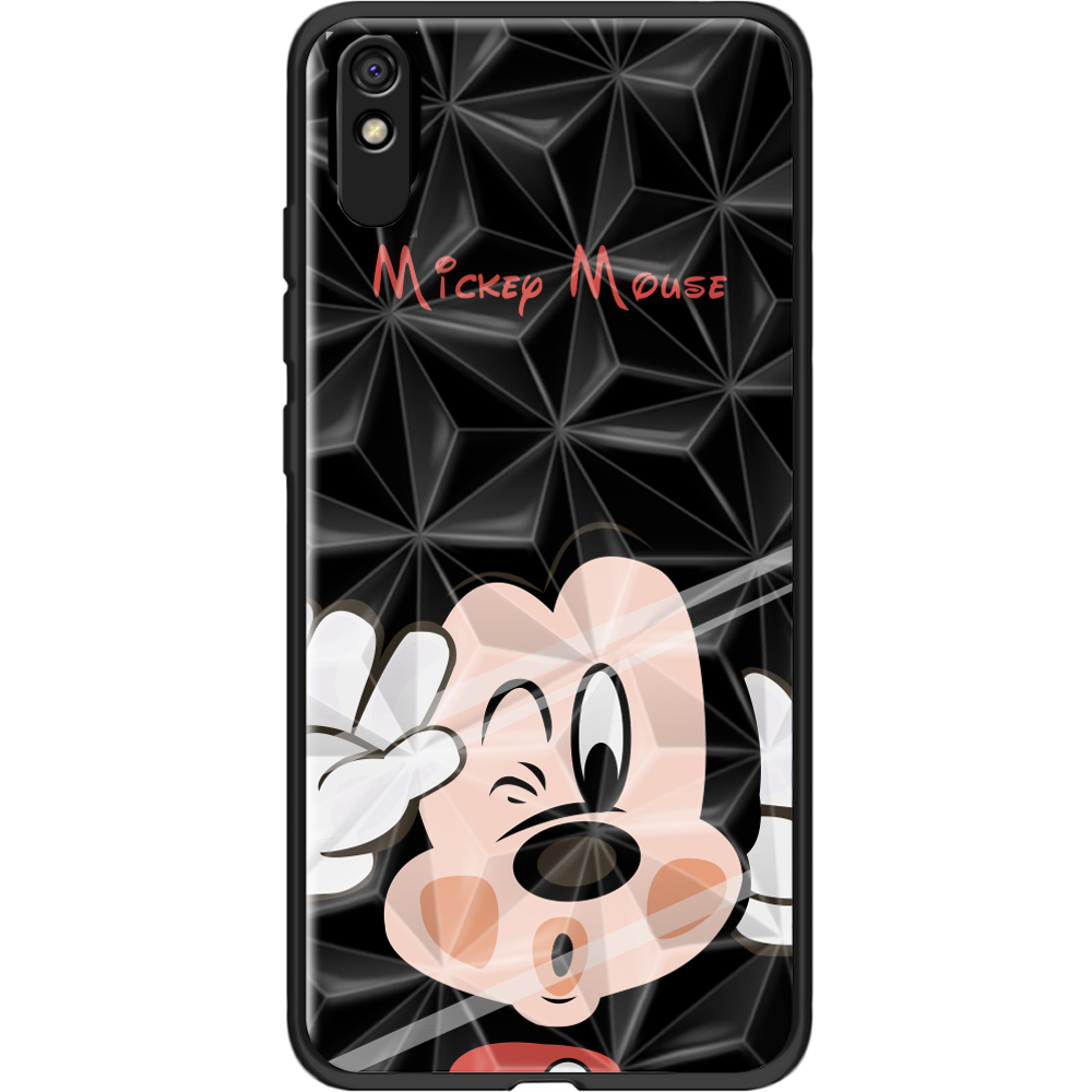 Чохол BoxFace Xiaomi Redmi 9A Mister M Чорний силікон із призмою(40304-cc58-12345)