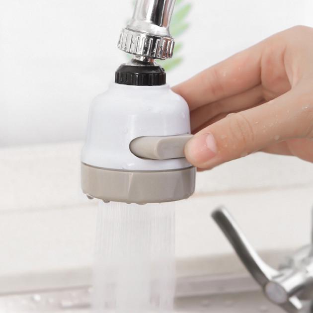 Насадка для крана SUNROZ 360 Rotary Faucet Sprayer аэратор для экономии воды (SUN3816) - фото 5