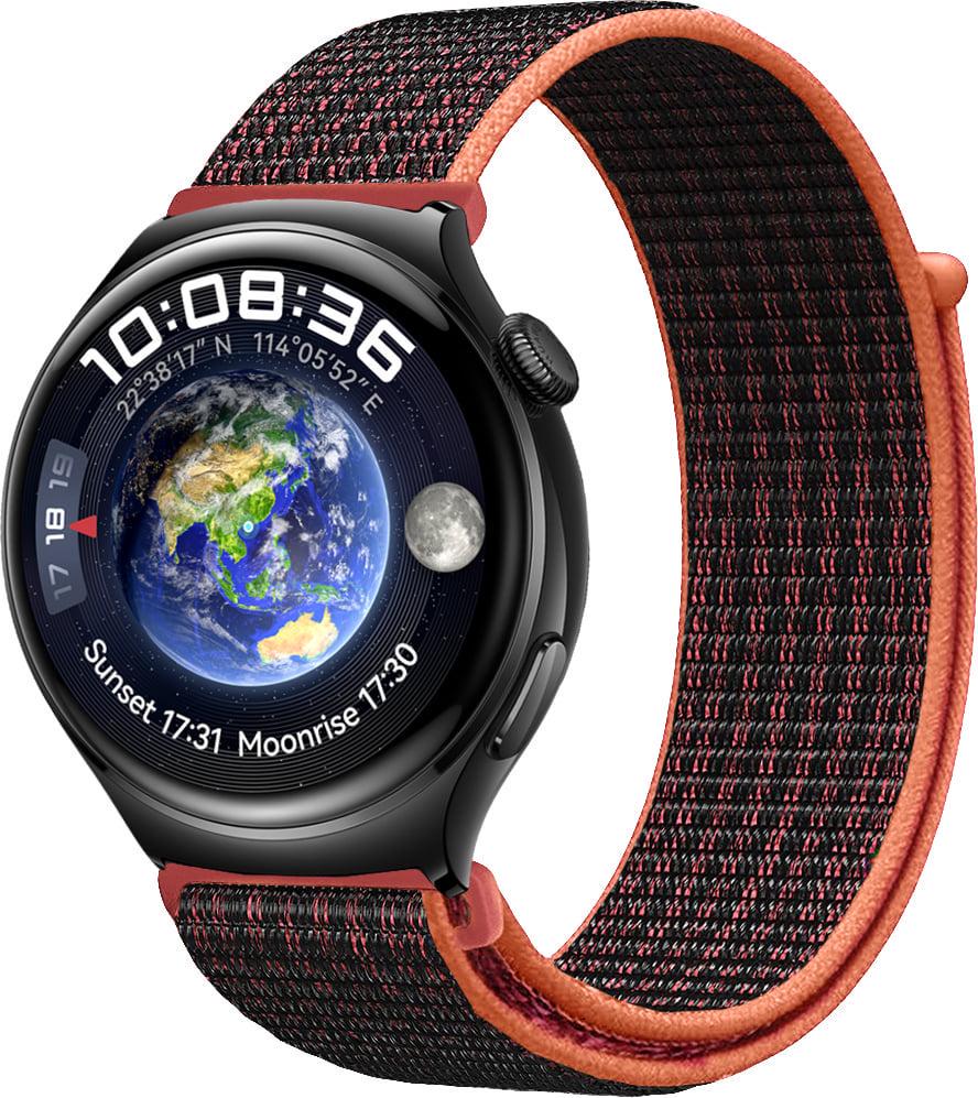 Ремінець нейлоновий Sport Loop для Huawei Watch 4/4 Pro Black/Red (38618-44)