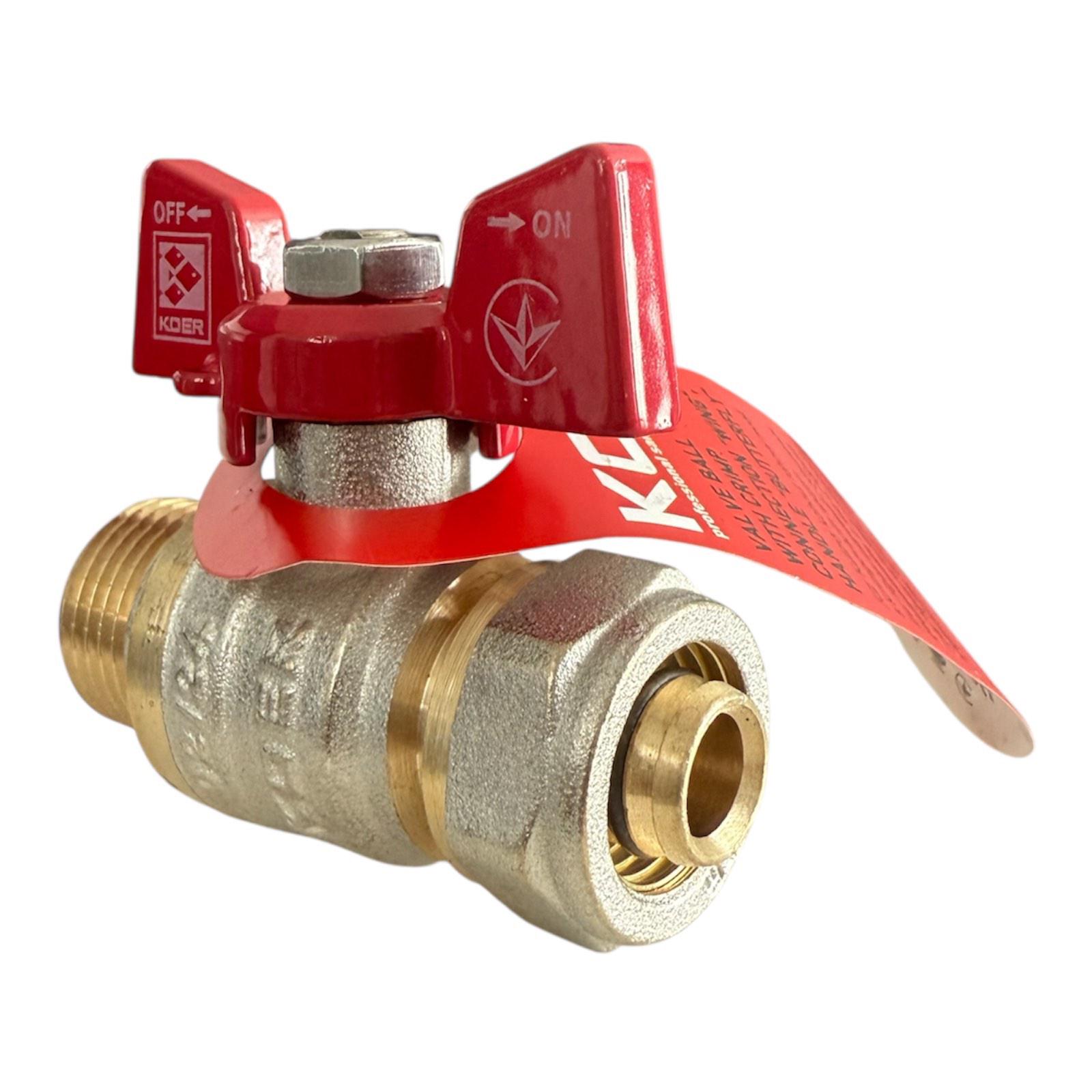 Кран шаровой KOER Винг 20х3/4"С (00-00004876)