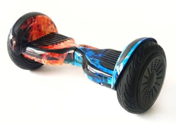 Гіроборд Smart Balancе Wheel Вогонь і лід з ручкою 10,5"