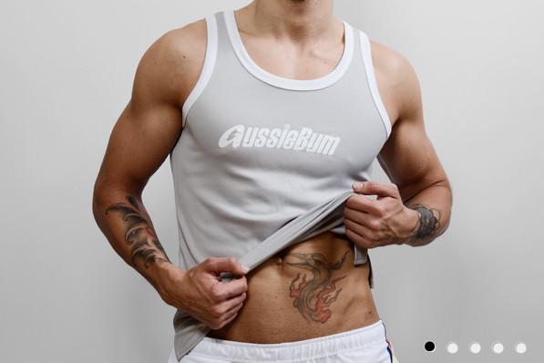 Майка чоловіча Aussiebum L Сірий (812)