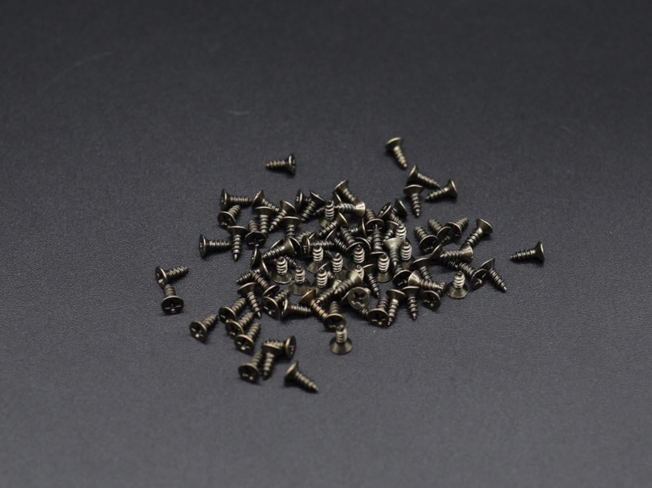 Саморез для крепежа маленький 2х6 мм уп. 100 г Старая латунь (19543544)