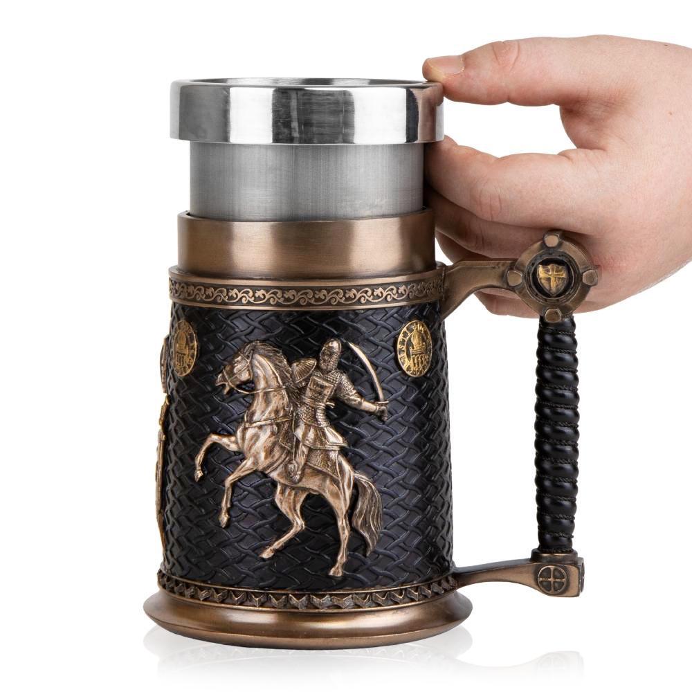 Бокал пивной VERONESE Битва викингов 600 мл 15 см - фото 3 Бокал пивной VERONESE Битва викингов 600 мл 15 см - фото 3