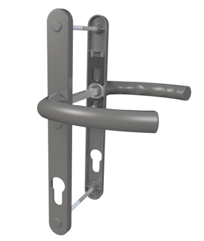 Дверные ручки Astex ANTEY DHS 33 комплект 85x26x208 мм Ral 7016 UN Белый (2733731268)