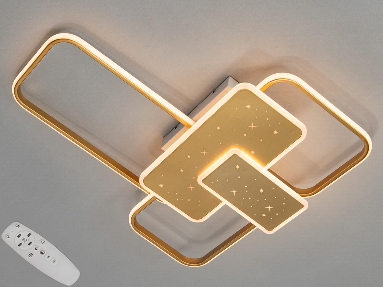 Люстра стельова світлодіодна 105W 2449G dimmer