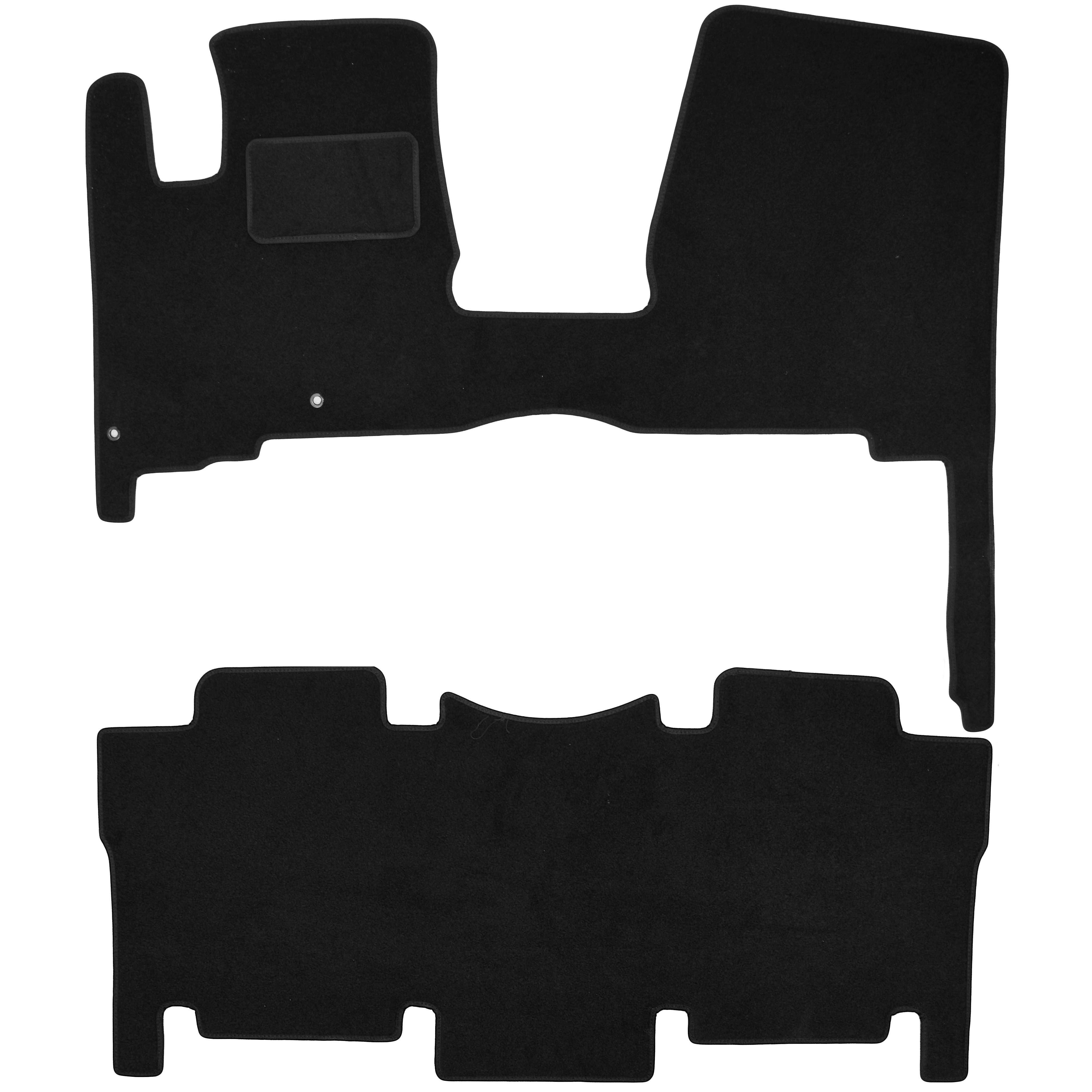 Коврики в салон для Toyota Sienna II '03-10 текстильные Черный (21334)