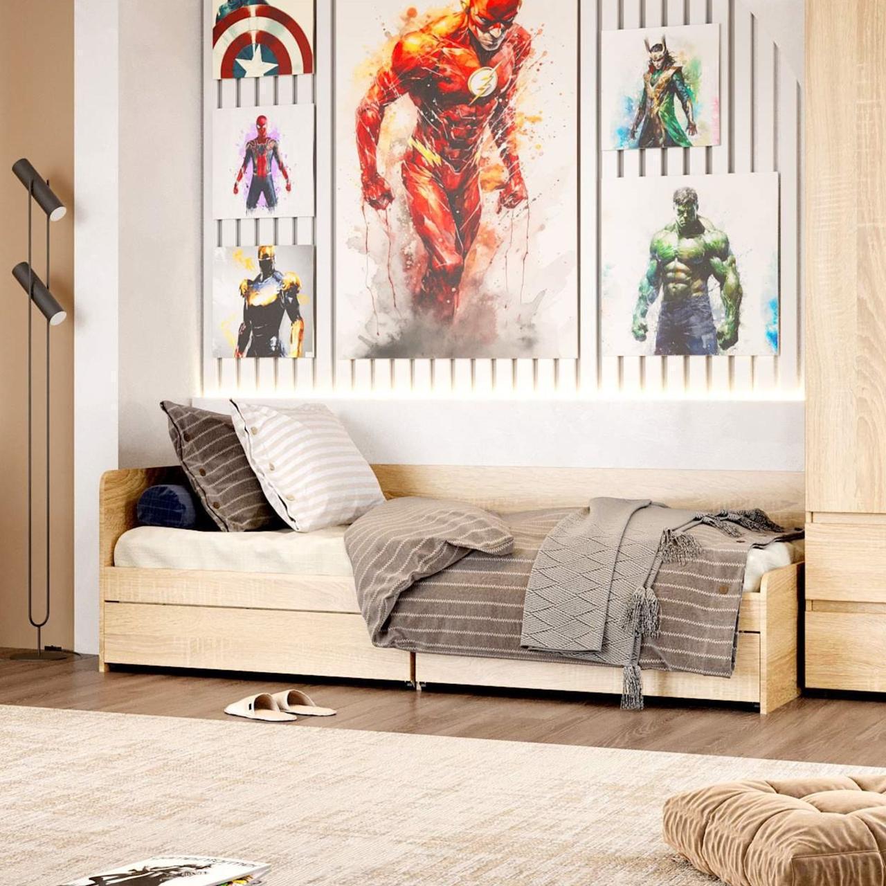 Спальня дитяча Еверест Лайт-3 Дуб сонома (ЕВ20811.01) - фото 5