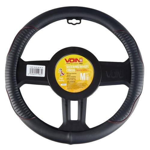 Чехол на руль VLOD-24LC8 BK/RD M Черный