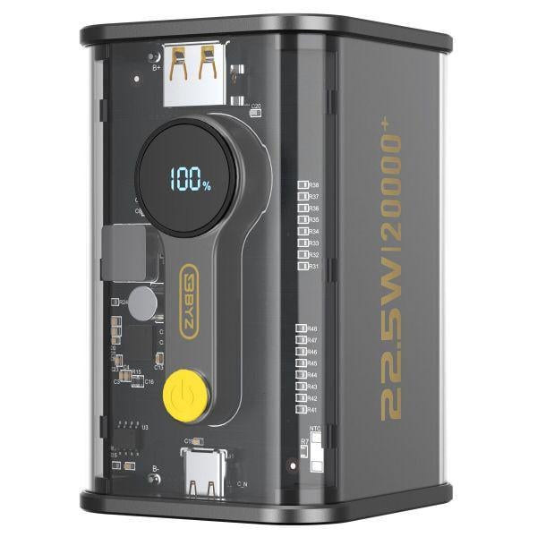Повербанк BYZ W90 20000mAh Type-C PD Черный