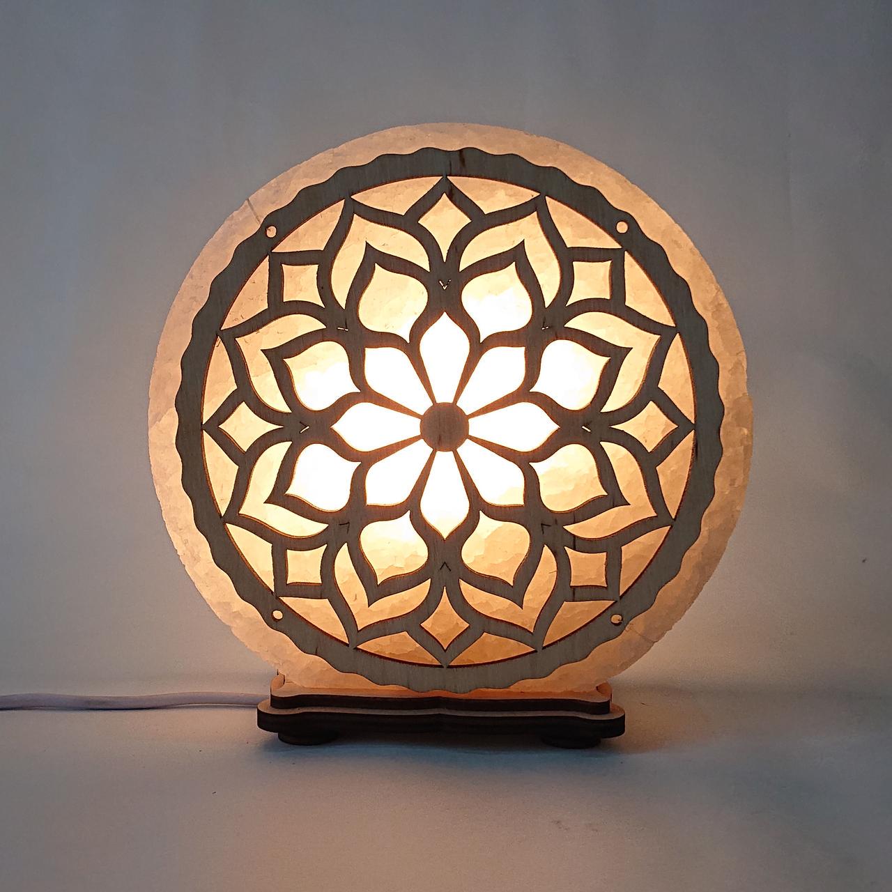 Соляной светильник Узор 62 (КБ-00008-y)