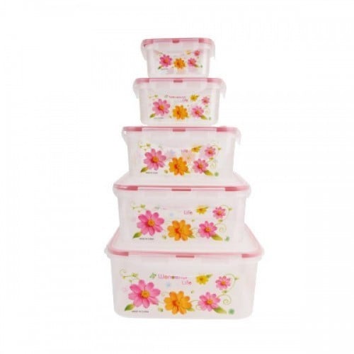 Набір контейнерів Unique UN-1513-5 Рожевий