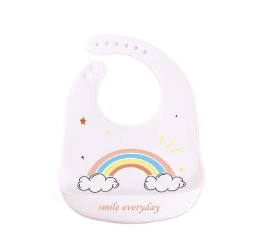 Слинявчик силіконовий HOME з кишенею з малюнком 23х32 см (MA-4903) Слинявчик силіконовий HOME з кишенею з малюнком 23х32 см (MA-4903)