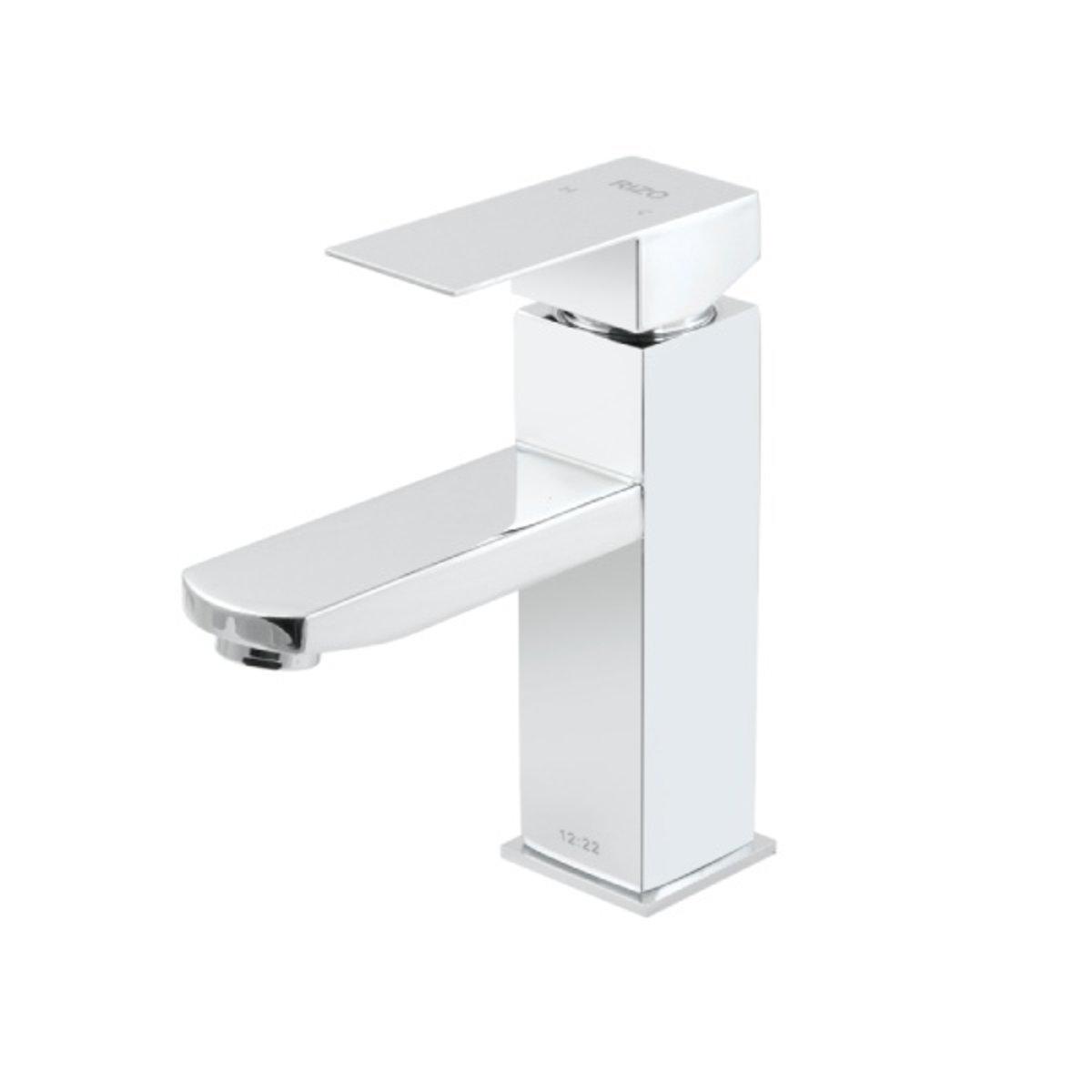 Смеситель для умывальника Rizo RC12C однорычажный в ванну нержавеющая сталь врезной Хром - фото 1 Смеситель для умывальника Rizo RC12C однорычажный в ванну нержавеющая сталь врезной Хром - фото 1