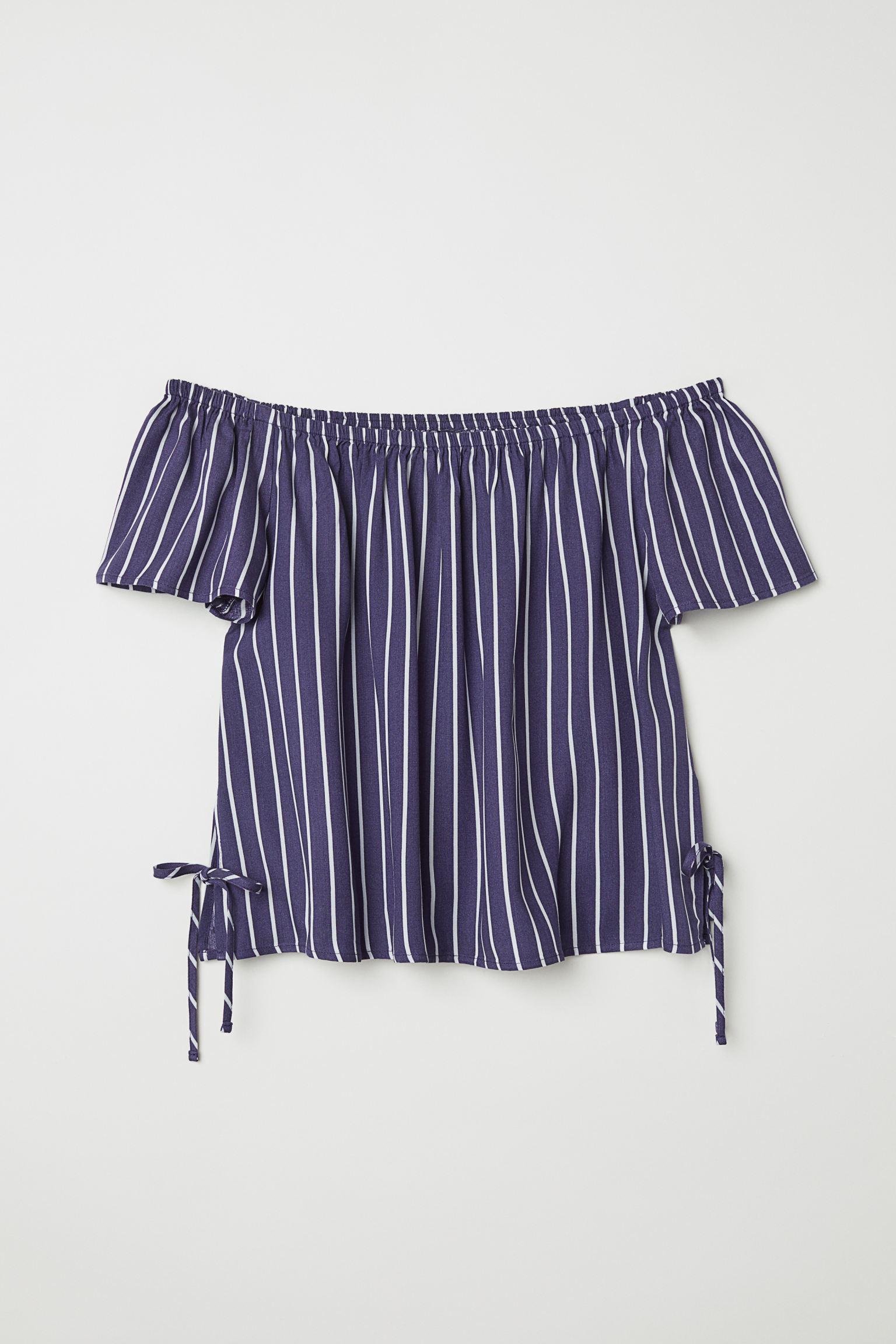 Блуза с коротким рукавом р. 34 Темно-синий (6306468log)