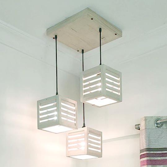 Подвесной светильник из дерева Брасо Зефир (ЛЮС-003320)