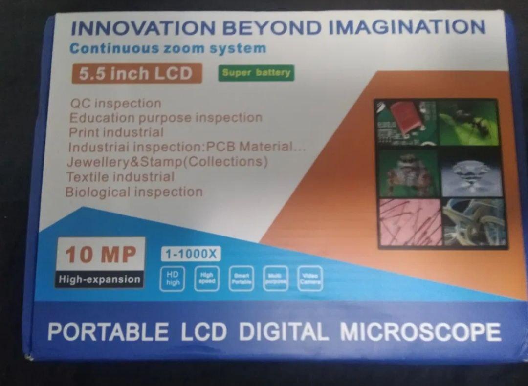 Мікроскоп цифровий з дисплеєм і акумулятором з підсвіткою 10 Мп 5,5" (1-1000Х) - фото 8 Мікроскоп цифровий з дисплеєм і акумулятором з підсвіткою 10 Мп 5,5" (1-1000Х) - фото 8