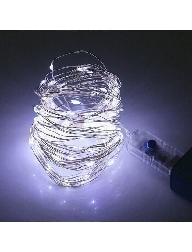 Гирлянда нить на 200 Led Капли росы с USB подключением и пультом ДК 20 м Белый (56981319) Гирлянда нить на 200 Led Капли росы с USB подключением и пультом ДК 20 м Белый (56981319)