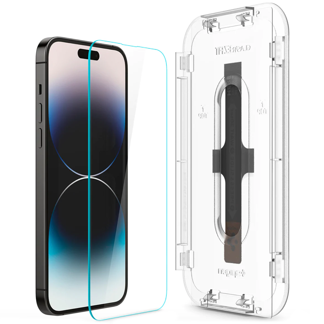 Захисне скло Spigen Protective Glass Ez Fit for iPhone 14 Pro Max (AGL05202) - фото 4