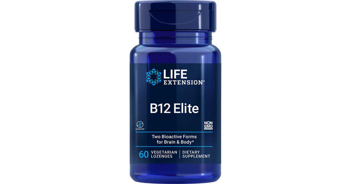 Витамин B12 Life Extension B12 Elite 60 Vegetarian Lozenges