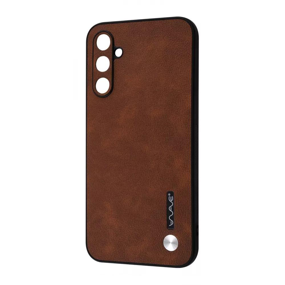 Чехол для телефона WAVE Leather Case Samsung Galaxy A24 4G Dark brown
