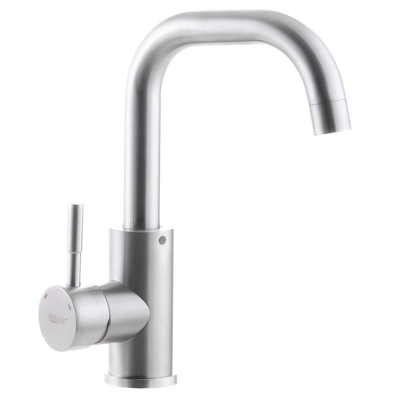 Смеситель для умивальника SUS304 Zerix SUS-001G (ZX3120)