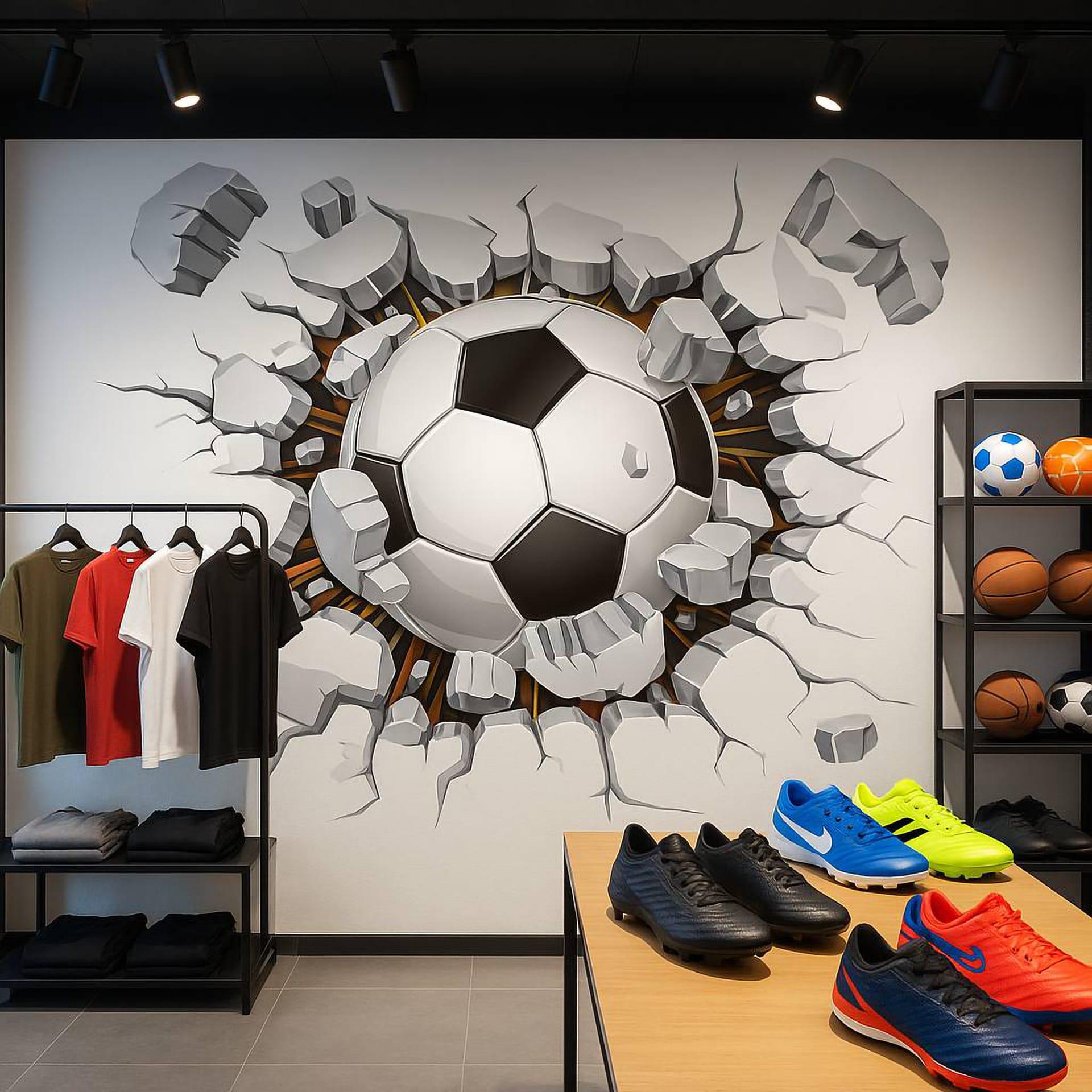 Фотошпалери флізелінові Styleo Print-walls 3D М'яч 0188 400х250 см (Pw-0188/4)