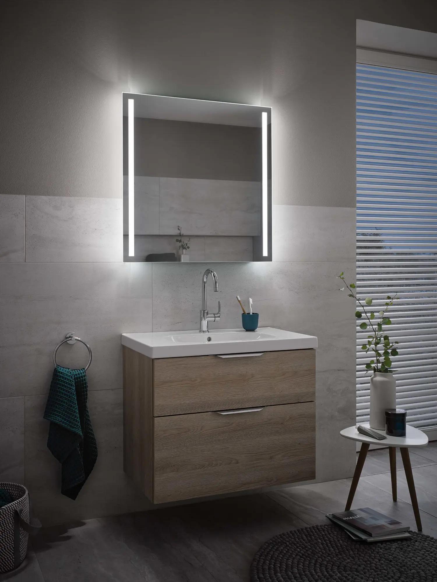 Зеркало Dim Dzerkal ARDIA с LED-подсветкой 50х70 см (4279)