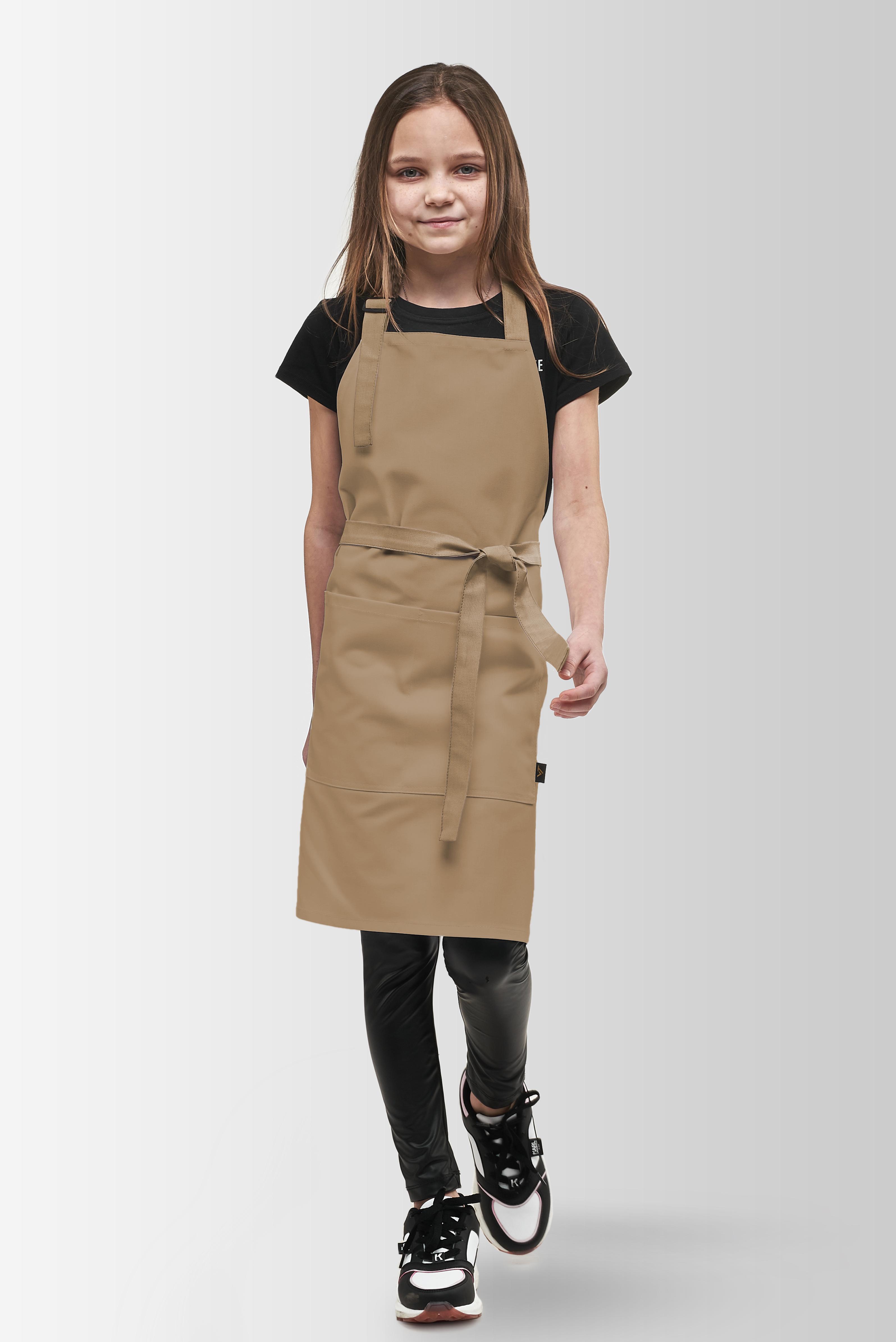 Фартук детский Vsetex Latte Junior 7-12 лет Бежевый (7758145) - фото 1