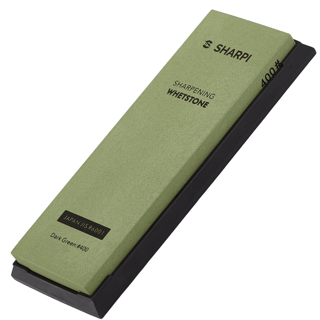 Камень точильный водный однослойный зернистый SHARPI 400 корунд 180x60x14 мм (2375884674)
