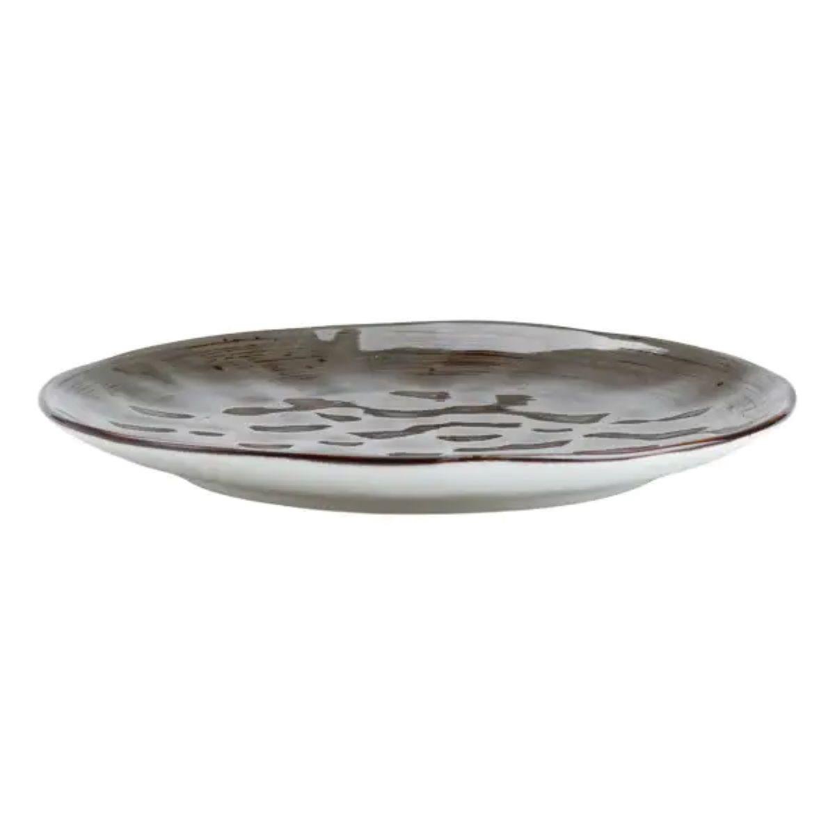 Тарілка сервірувальна кругла керамічна 22 см Коричневий (4653) - фото 8 Тарілка сервірувальна кругла керамічна 22 см Коричневий (4653) - фото 8