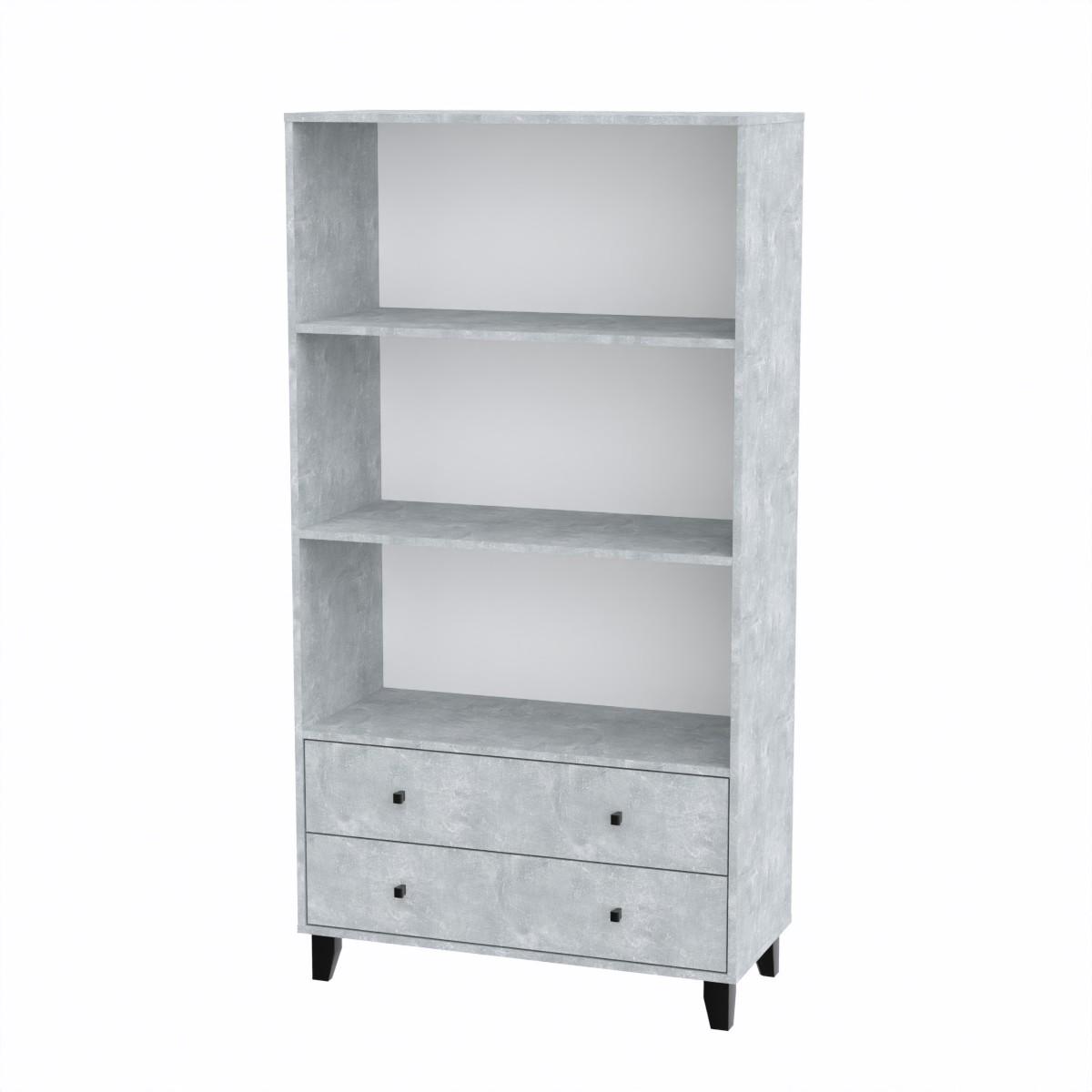 Стелаж з шухлядами Компаніт КШ 26 90х40х170 см Бетон (66f00be8e46f9163b5262abd)