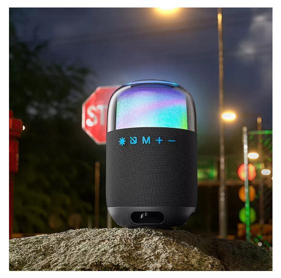 Портативна акустична колонка Proove Cosmic Bluetooth 5,3/RGB/8W/1500 мАг Чорний (600572) - фото 8