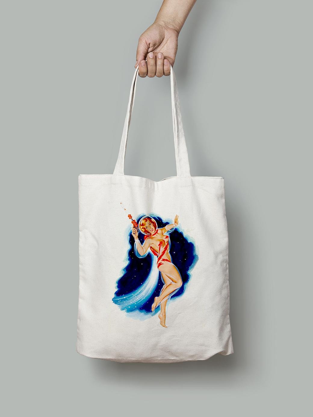 Еко-сумка Космічна дівчина шопер (pin_up010047_Bag) - фото 1