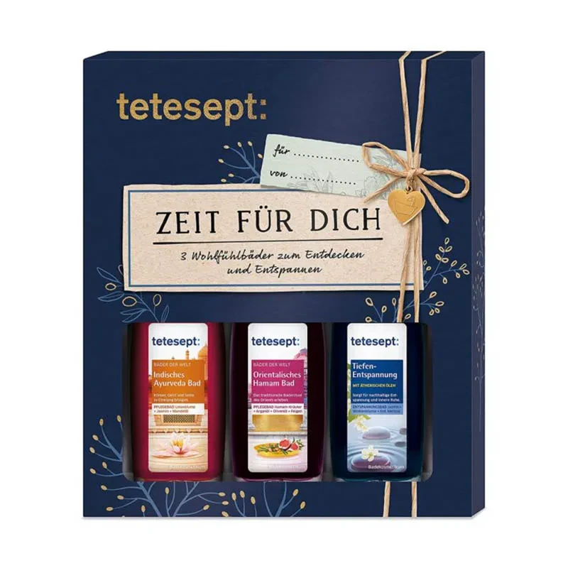 Подарочный набор для ванной Tetesept Zeit für Dich 60 мл (2476887931) Подарочный набор для ванной Tetesept Zeit für Dich 60 мл (2476887931)