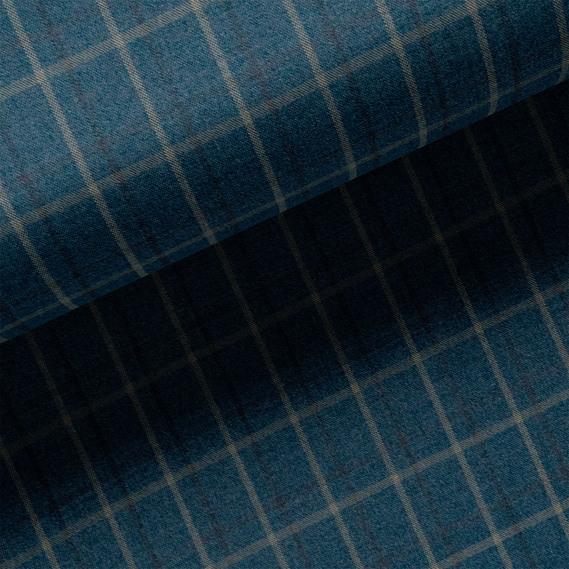 Тканина костюмна IDEIA Renzzo Ricci Клітина 1,5 м Темний денім (2200004224336)