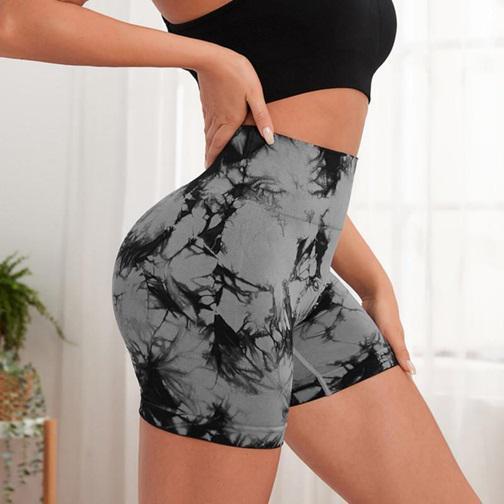 Шорти жіночі з пуш-ап TieDye 18686 M Світло-сірий (5031196) - фото 5 Шорти жіночі з пуш-ап TieDye 18686 M Світло-сірий (5031196) - фото 5