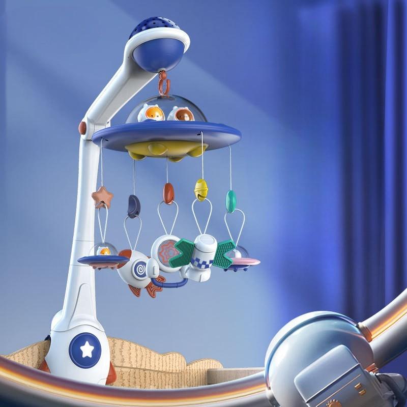 Мобіль на ліжечко 3в1 нічник/проектор та мобіль з пультом управління Синій - фото 8 Мобіль на ліжечко 3в1 нічник/проектор та мобіль з пультом управління Синій - фото 8