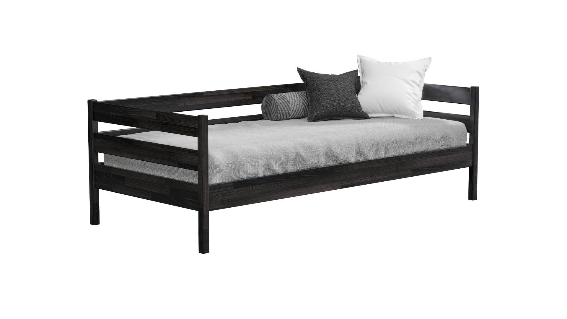 Кровать деревянная Estella Нота Щит Л4 80х200 см Венге (8101616026)