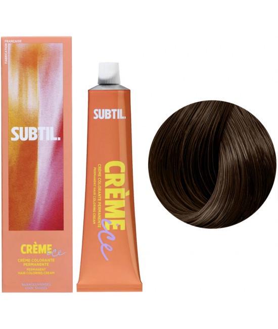 Краска для волос устойчивая Subtil Creme Permanent Hair Color 6/7 Темный блондин каштановый 60 мл